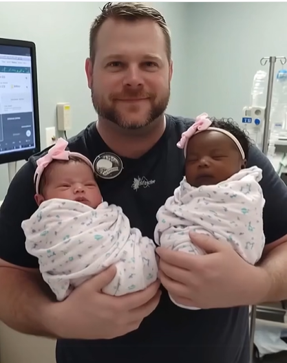 I went to the hospital to collect my wife and newborn twins
