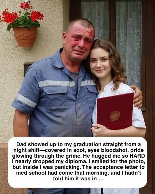 Dad Showed Up To My Graduation Straight From A Night Shift—Covered In Soot, Eyes Bloodshot, Pride Glowing Through The Grime