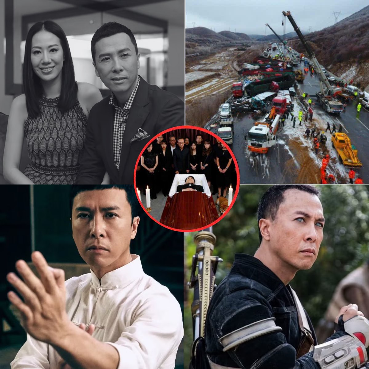 SAD NEWS: 30 minutes ago, after Donnie Yen completed his visit and helped the unfortunate victims in Beijing who were swept away by flood, his wife Uong Thi Thi sadly informed her fans while moving back to the car and he had…Binbin