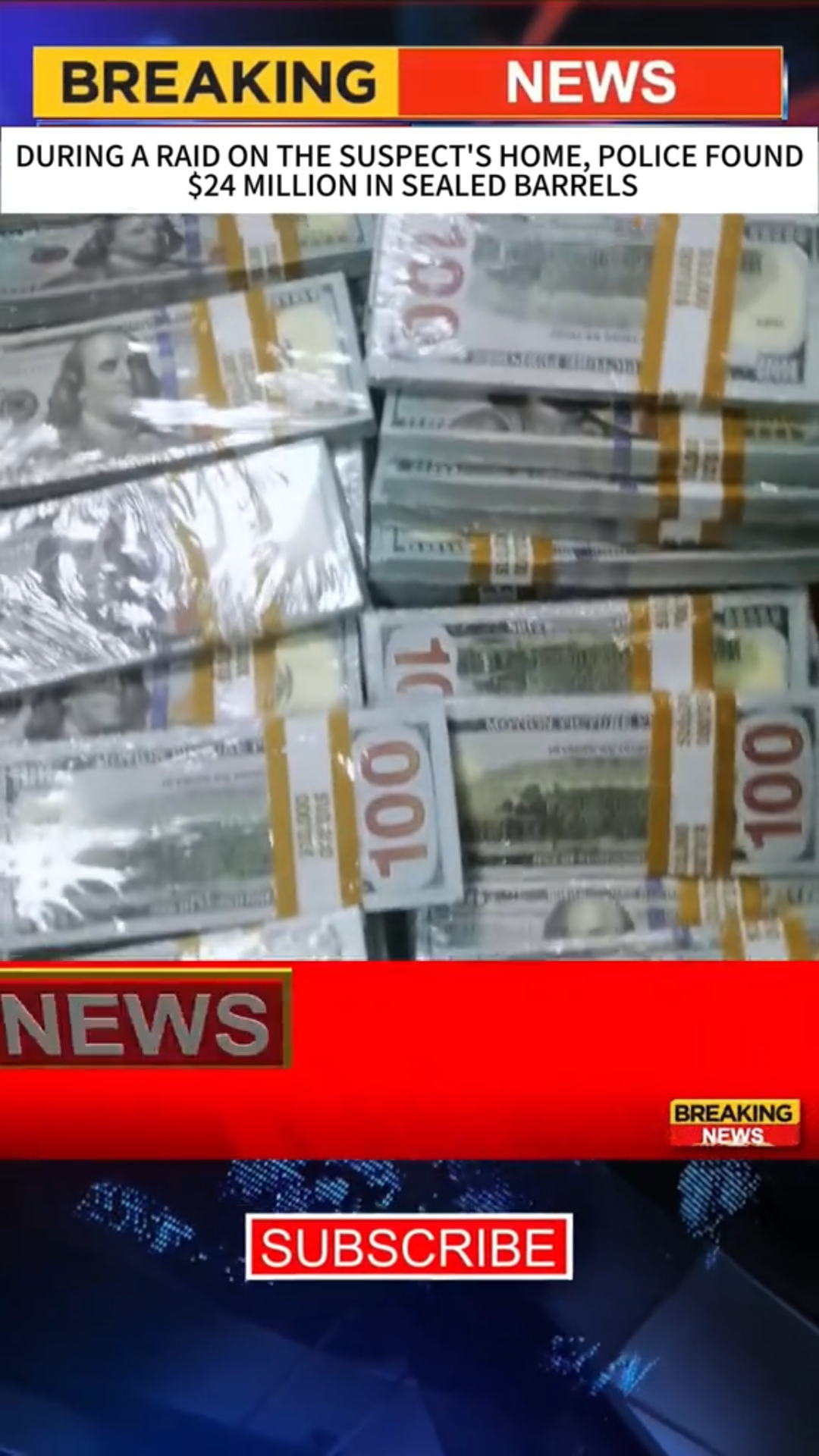 💰 Busted with $24 Million! Police Stunned After Massive Cash Discovery on Suspect