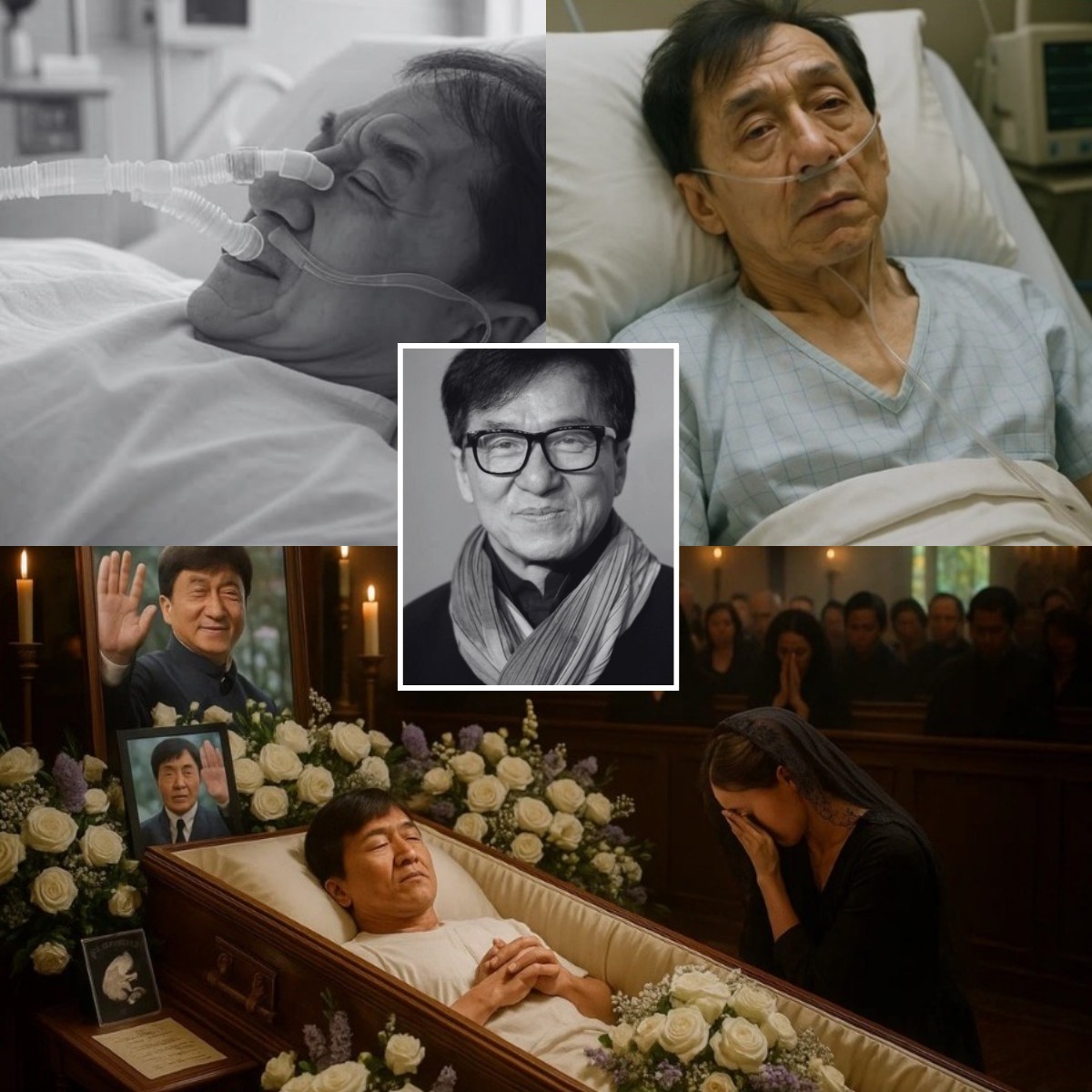 BREAKING HEART: Farewell to a legend… Jackie Chan – a man who devoted his youth to art. Thank you for the wonderful memories he left behind… Binbin