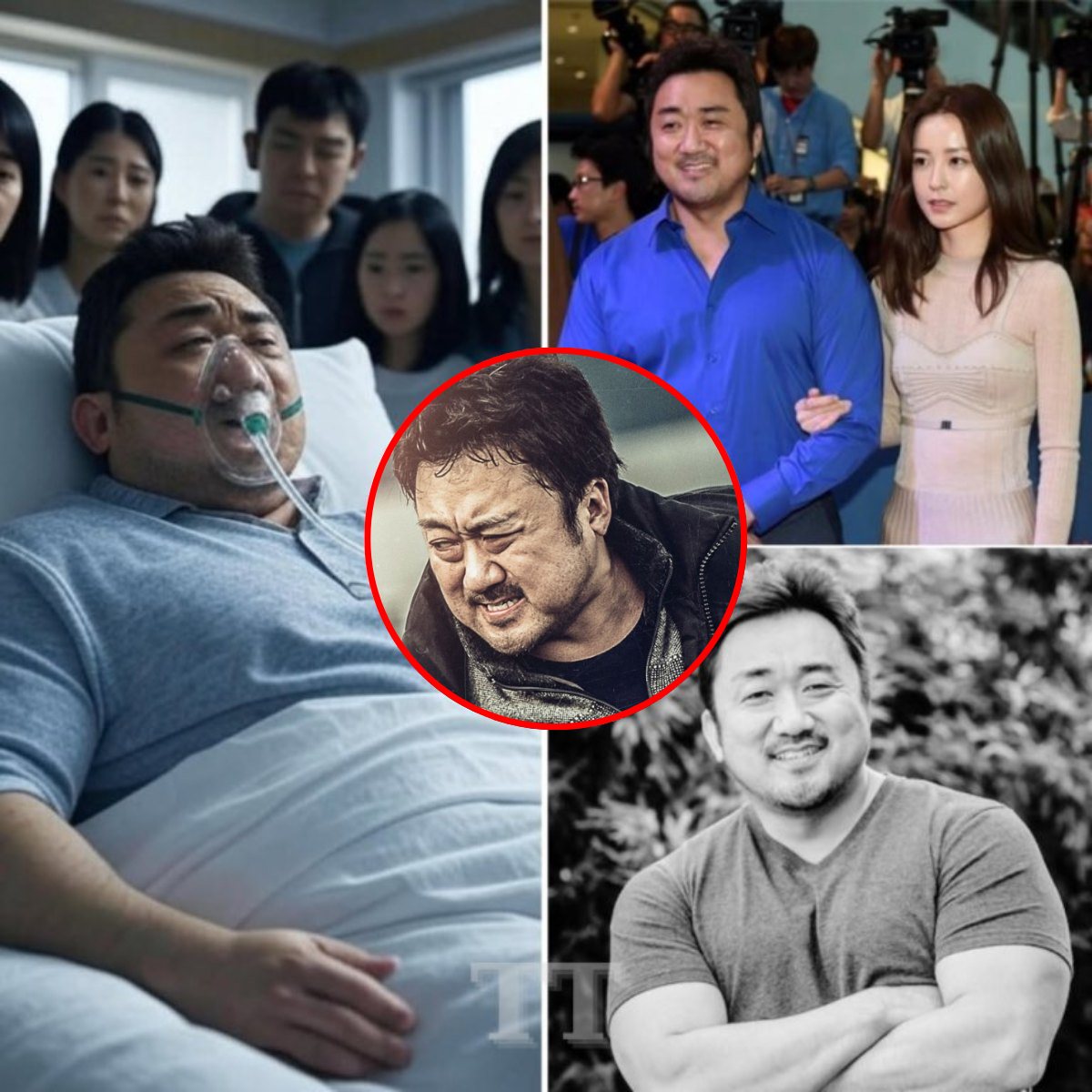SAD NEWS: 15 minutes ago, Ma Dong-seok’s wife, Ye Jung-hwa, cried and mourned for her husband, sadly announcing the bad news to fans that at the age of 54 he had…Binbin