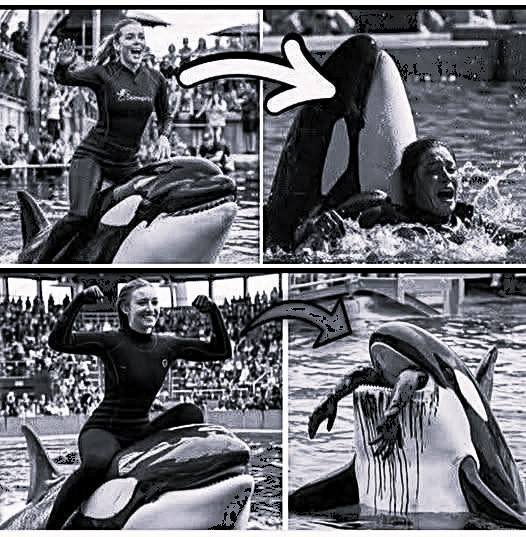 Orca trainer is devoured by this one while perfor…
