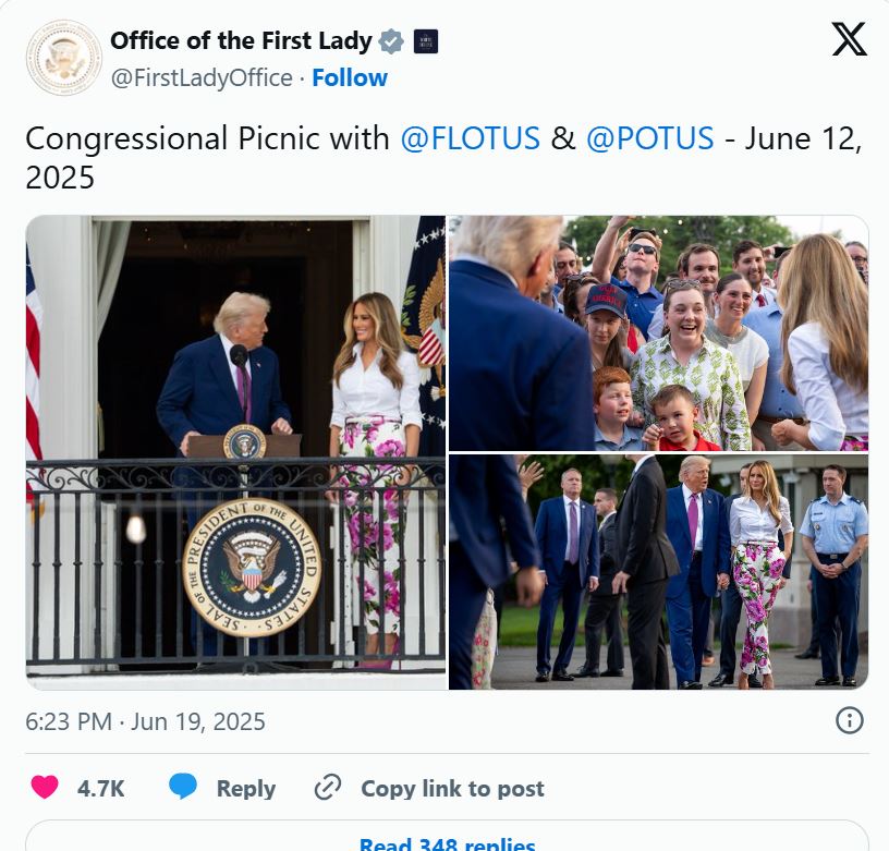 Donald Trump uses an unusual nickname for Melania in a viral public moment