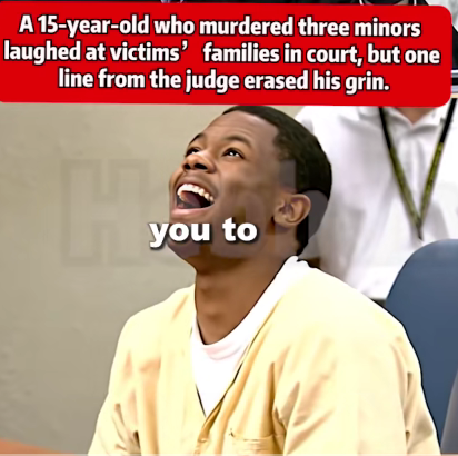 15-Year-Old K*ller Smirks in Court — But Judge’s Brutal Response Wipes the Smile Off His Face