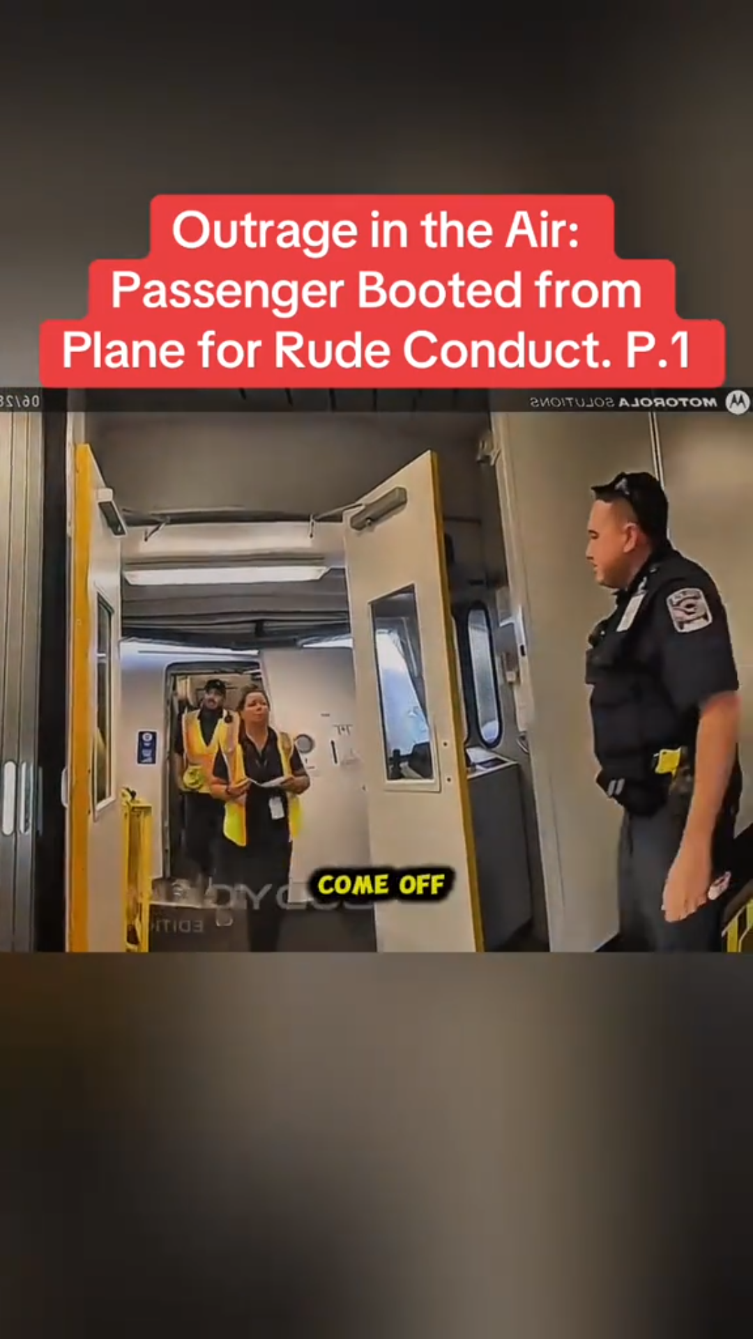 Outrage in the Air: Passenger Removed from Plane for Disruptive Behavior