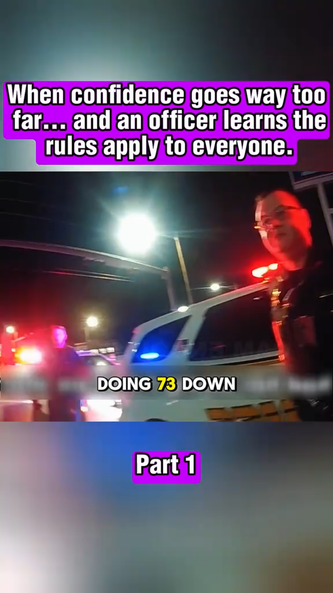 When Confidence Goes Too Far… and the Officer Learns the Rules Apply to Everyone
