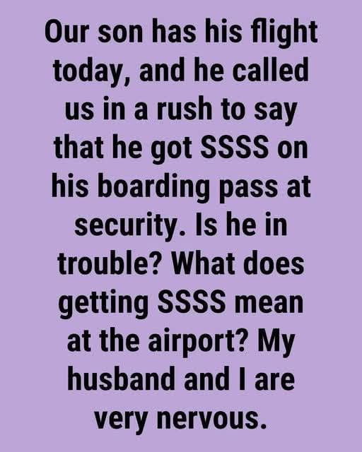 What Is the Significance of “SSSS” on Airline Tickets?