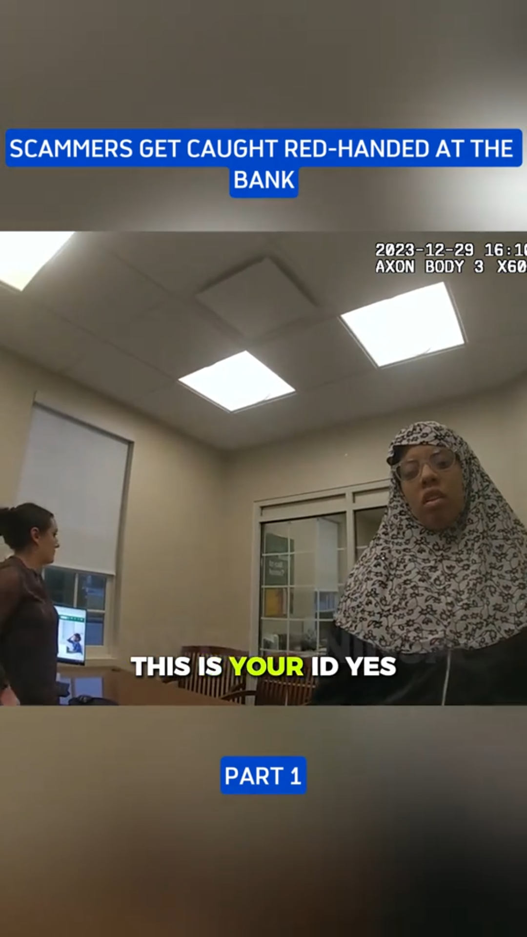 Scammers Get Caught Red-Handed at the Bank